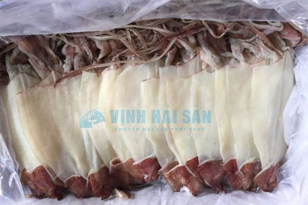 mực ống loại 1 làm mực một nắng